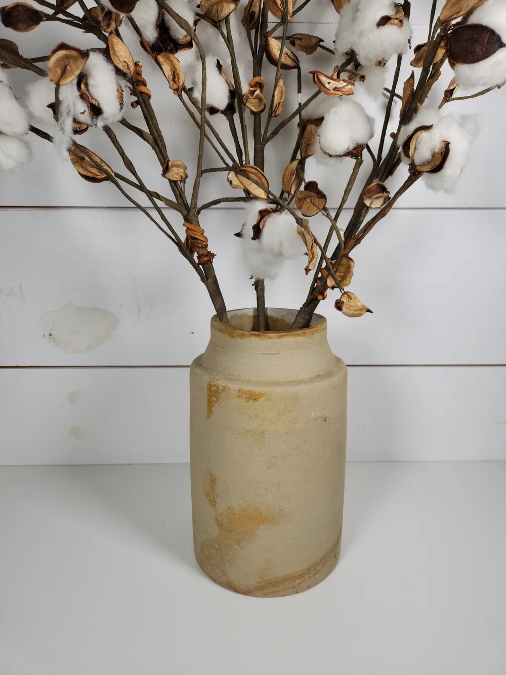 Antique Stoneware Canning Crock Jar 8